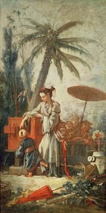 Chinese Curiosity, opiskelu kuvakudossarjakuvaa varten, n. 1742